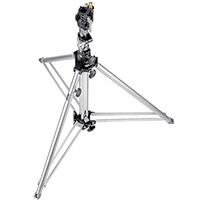 

Manfrotto 4.8' Chrome-Plated Follow Spot Lightstand with 5/8" Stud & 1-1/8" Female Receiver, Supports 88.18 Lbs