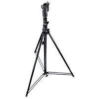 

Manfrotto 12' Plated Steel Light Stand with Leveling Leg, Black