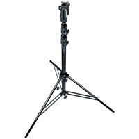 

Manfrotto 10.9' Plated Steel Heavy Duty Light Stand with Leveling Leg, Black