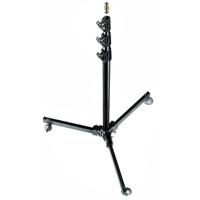 

Manfrotto 299B Steel Base Baby Studio Stand with Silver Aluminum Sections & Wheels, Black