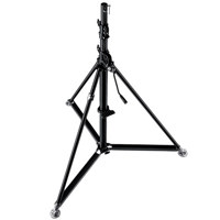 

Manfrotto 12' (3.6m) Black Steel Super Wind-Up Stand, 176.3 lbs Load Capacity, 144.09" Maximum Height