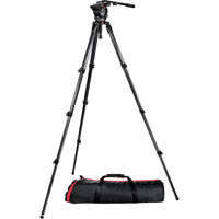 

Manfrotto 526-1 Professional Fluid Video Head with 536 Carbon Fiber Tripod and Carrying Bag