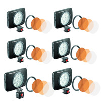 

Manfrotto Lumie LED Light, 2x Bundle Consists Of 2x Lumie Play LED Light, 2x Lumie Art On-Camera LED Light Black, 2x Lumie Muse LED Light