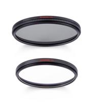 

Manfrotto MFADVUV-58 58mm Advanced UV Filter - With Manfrotto MFADVCPL-58 58mm Advanced Circular Polarizing Filter