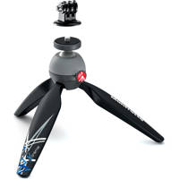 

Manfrotto PIXI Xtreme Mini Tripod with Mount Adaptor for GoPro, 2.2 Lbs Capacity