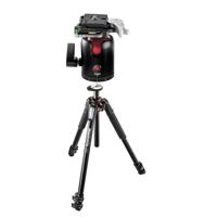 

Manfrotto MT055XPRO3 Aluminum 3 Section Tripod with Horizontal Column, 19.84lbs Load Capacity, 66.93" Maximum Height - With 3Pod B4 B Series Single Lever Travel Ball Head