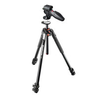 

Manfrotto MT190 Aluminum 3-Section Tripod with Horizontal Column, - Bundle With Manfrotto 324RC2 Joystick Head