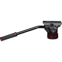 

Manfrotto 502 Pro Video Head with 504PLONG Long Quick Release Mounting Plate and Flat Base