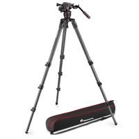 

Manfrotto Nitrotech 608 Fluid Video Head with 536 Carbon Fiber Single Leg Tripod