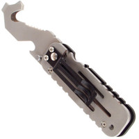 

Blackhawk Hawkhook Serrated Edge Folding Knife with 2.25" Blade, Silver