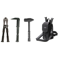 

Blackhawk Dynamic Entry Mini Deployment Tool Kit, Includes Mini Breacher, Micro Thundersledge, Mini BoltMaster, Mini Deployment Bag