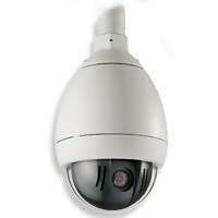 

Bosch AutoDome 300 PTZ 18x Day/Night IP Outdoor Pendant Camera, Clear Bubble, Roof Mount, 24 VAC