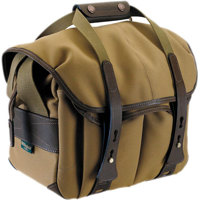 

Billingham 107 Bag for DSLR Camera with Lens, Flash and Accessories, Khaki FibreNyte with Chocolate Leather Trim