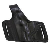 

Bianchi Black Widow Left Hand Belt Slide Holster for Smith & Wesson Chief J Frame 2-3in Revolvers, Black Leather