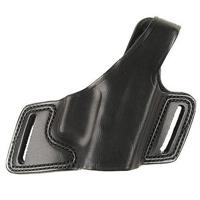 

Bianchi Black Widow Right Hand Belt Slide Holster for Smith & Wesson 19 Revolver, Black Leather