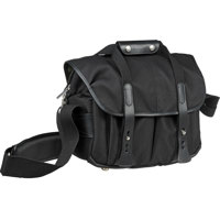 

Billingham 207 Bag for DSLR Camera with 2 Lenses, Flash and Accessories, Black FibreNyte with Black Leather Trim