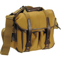 

Billingham 207 Bag for DSLR Camera with 2 Lenses, Flash and Accessories, Khaki FibreNyte with Chocolate Leather Trim