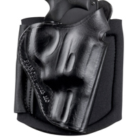 

Bianchi Model 150 Size 1 Negotiator Ankle Right Hand Holster for Smith & Wesson 36, Smith & Wesson 60 and J Frame Model Revolvers, Black Leather