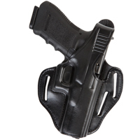 

Bianchi Pirahana Concealment Pancake Style Holster Fits Smith & Wesson 1A, 640 and Similar J Frame Models (2"), Right Hand, Plain Black Leather