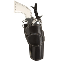 

Bianchi 1810H Clearwater Size 3 Right Hand Leather Cowboy Revolver Holster, Black