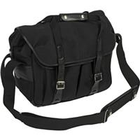

Billingham 307L Bag for DSLR Camera with 3 Lenses, Flash, Accessories and 13" Laptop, Black FibreNyte with Black Leather Trim