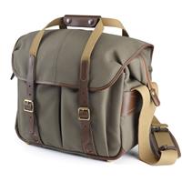 

Billingham 307L Bag for DSLR Camera with 3 Lenses, Flash, Accessories and 13" Laptop, Sage FibreNyte with Chocolate Leather Trim