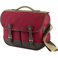 

Billingham Eventer Camera Bag for DSLR, Lenses & 13" MacBook Pro/Air, 14.5 Liters Capacity, Burgundy Canvas/Chocolate Leather