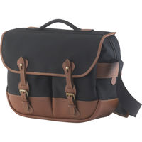 

Billingham Eventer Camera Bag for DSLR, Lenses & 13" MacBook Pro/Air, 14.5 Liters Capacity, Black Canvas/Tan Leather