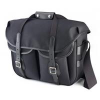 

Billingham Hadley Large Pro Shoulder Bag for DSLR Camera with Lenses, Accessories and 13" Laptop, Black Canvas with Black Leather Trim