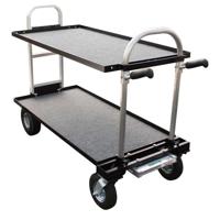 

Backstage Magliner Senior Modified with 10" Wheels Conversion Kit (Standard), 30" HD Nose, 24" Top Shelf, 24" Bottom Shelf