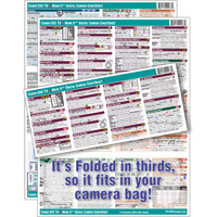 

PhotoBert Photo CheatSheet for Canon EOS 1DX-Mark II Digital SLR Camera