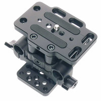 

Berkey System DSLR Baseplate Assembly with Single Quad and Cross Clamp, 1.5" Riser