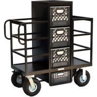 

Backstage Electric Mini Cart with Wheels, 1000lbs Capacity