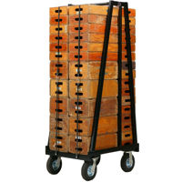 

Backstage Apple Box Cart, 800lbs Capacity, Black Hammertone