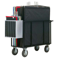 

Backstage 4x4 Coaster Senior Cart, 800lbs Capacity, Black Hammertone