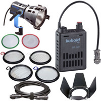 

Bron Kobold DW 200 PAR DC Flight Kit, with 200 watt HMI Head, Ballast, Lamp, PAR Reflector & Scrims (Case not Included)