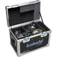 

Bron Kobold DW 200 PAR AC Production Kit, with 200 watt HMI Head, Ballast, Lamp, PAR Reflector, Barndoors, Scrims & Case