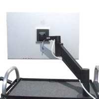 

Backstage Magliner LCD Medium Duty Monitor Arm, Black, 8-24LBS