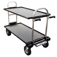 

Backstage Magliner Senior (Modified) with 8" Wheel Conversion Kit (Standard), 24" Wide Top & Bottom Shelf, 30" HD Nose