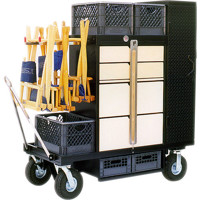 

Backstage Prop & Ammo Cart with Wheels, 1000lbs Capacity