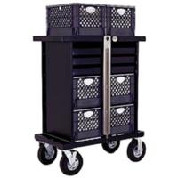 

Backstage 4-Crate Vertical Set Box Cart with Wheels, 800lbs Capacity