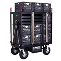 

Backstage 7 Crate Set Box Steel Mini Cart, 1000lbs Maximum Capacity