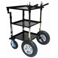 

Backstage TR-01 EFX Transformer Cart with Wheels, Optional Sliding Keyboard & Mouse Tray, 500lbs Capacity