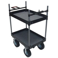

Backstage Junior Aluminum Camera Case Cart with Wheels, 1000lbs Capacity