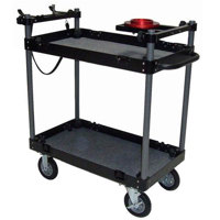 

Backstage Mini Flight Case Cart with Wheels, 500lbs Capacity, Aluminum