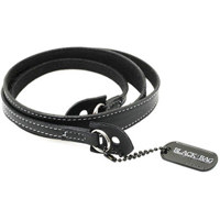

Black Label Bag Very Soft Leather Camera Strap, White Stitching