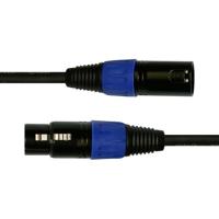 

Blizzard Lighting 3' 3-Pin XLR Male to XLR Female Cool DMX Cable, 22 Gauge