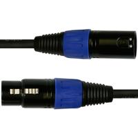

Blizzard Lighting 50' 3-Pin XLR Male to XLR Female Cool DMX Cable, 22 Gauge