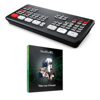 

Blackmagic Design ATEM Mini Live Production Switcher Pro ISO - With Titler Live 4 Present Electronic Download