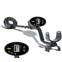 

Bounty Hunter Discovery 1100 Metal Detector with 7" Interchangeable, Waterproof Coil, 6.6 kHz Frequency